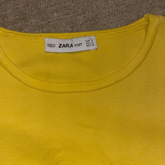 ZARA RUFFLE KNIT DRESS - Picture 3 of 3